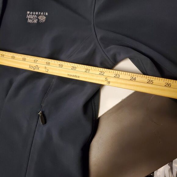 MOUNTAIN HARDWEAR Jacket Womens XL Black Full Zip Softshell Airshield Outdoor - Picture 4 of 9
